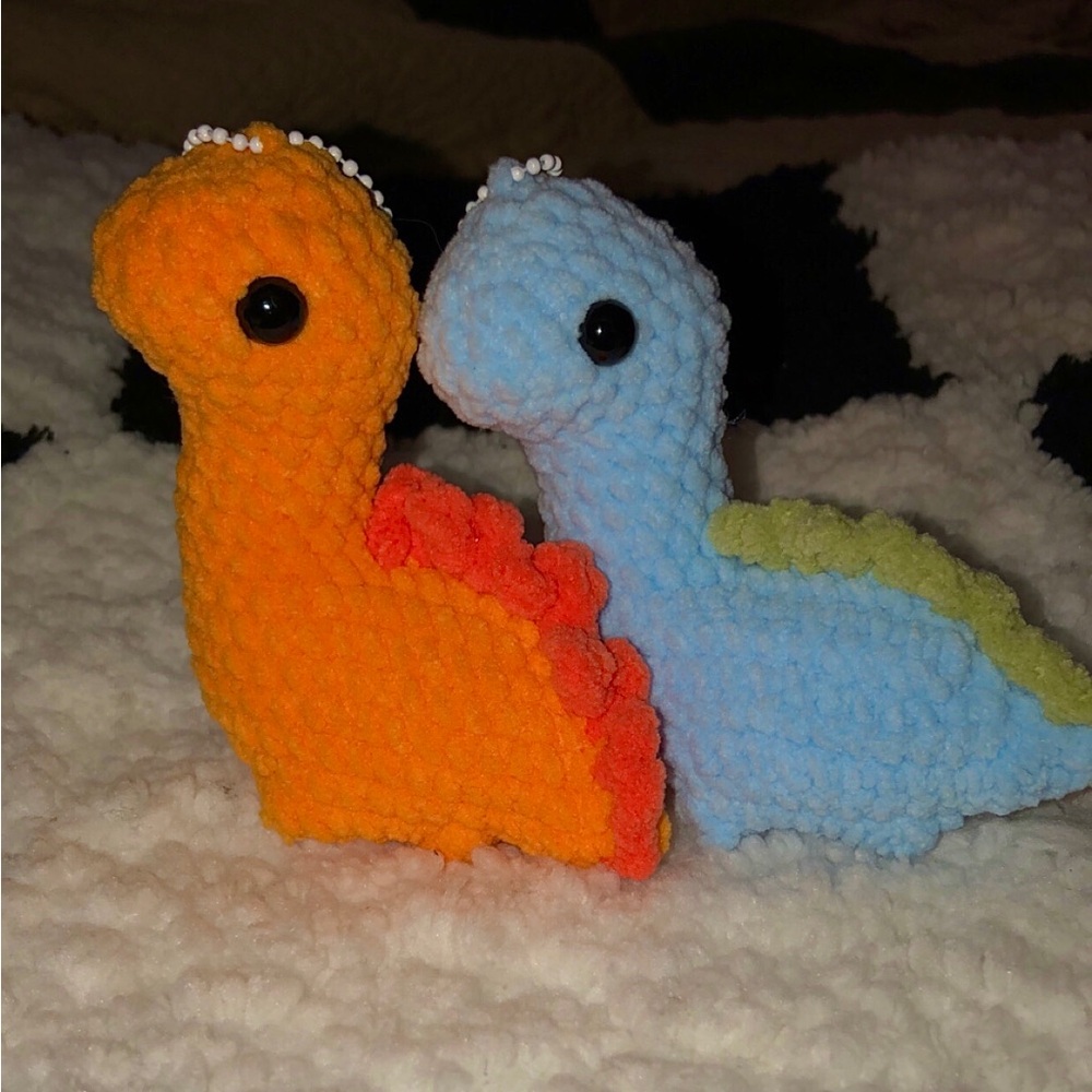 (Random Bundle of 3) Crochet Dino’s
